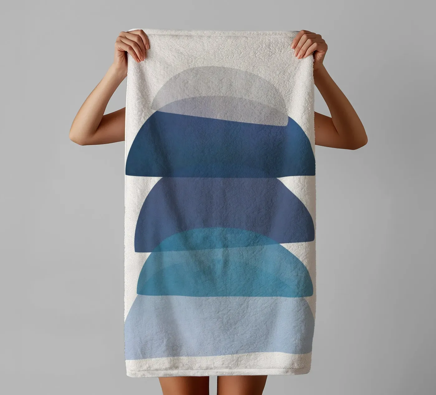 Blue Stack 01 asciugamano da bagno da cityart