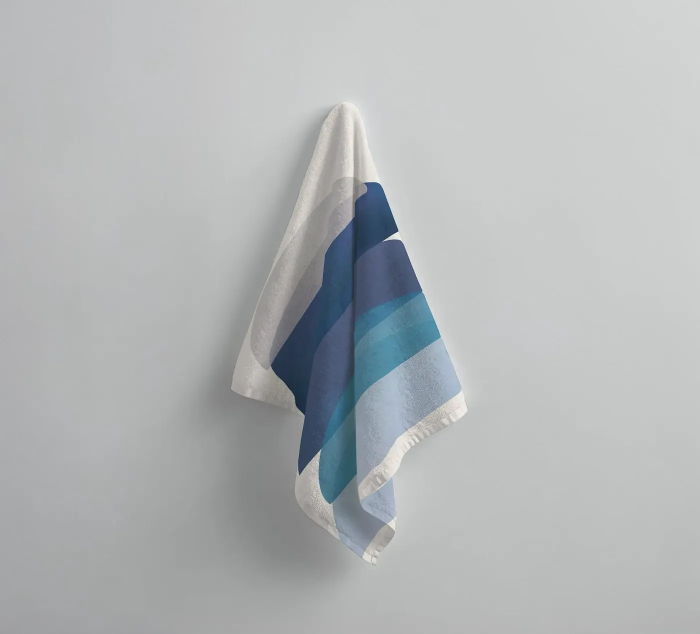 Blue Stack 01 badhanddoek van cityart