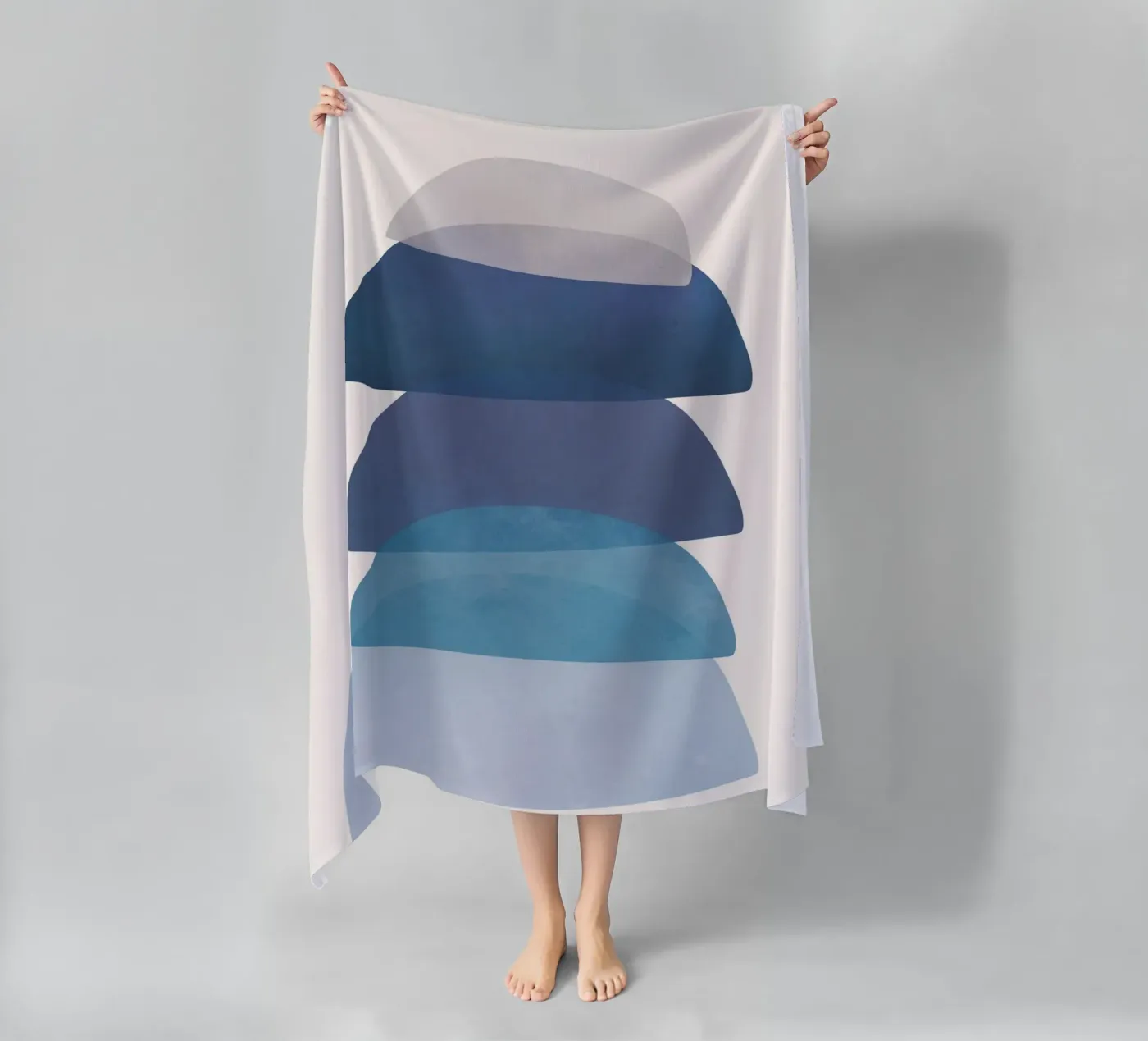 Blue Stack 01 serviette de plage de cityart