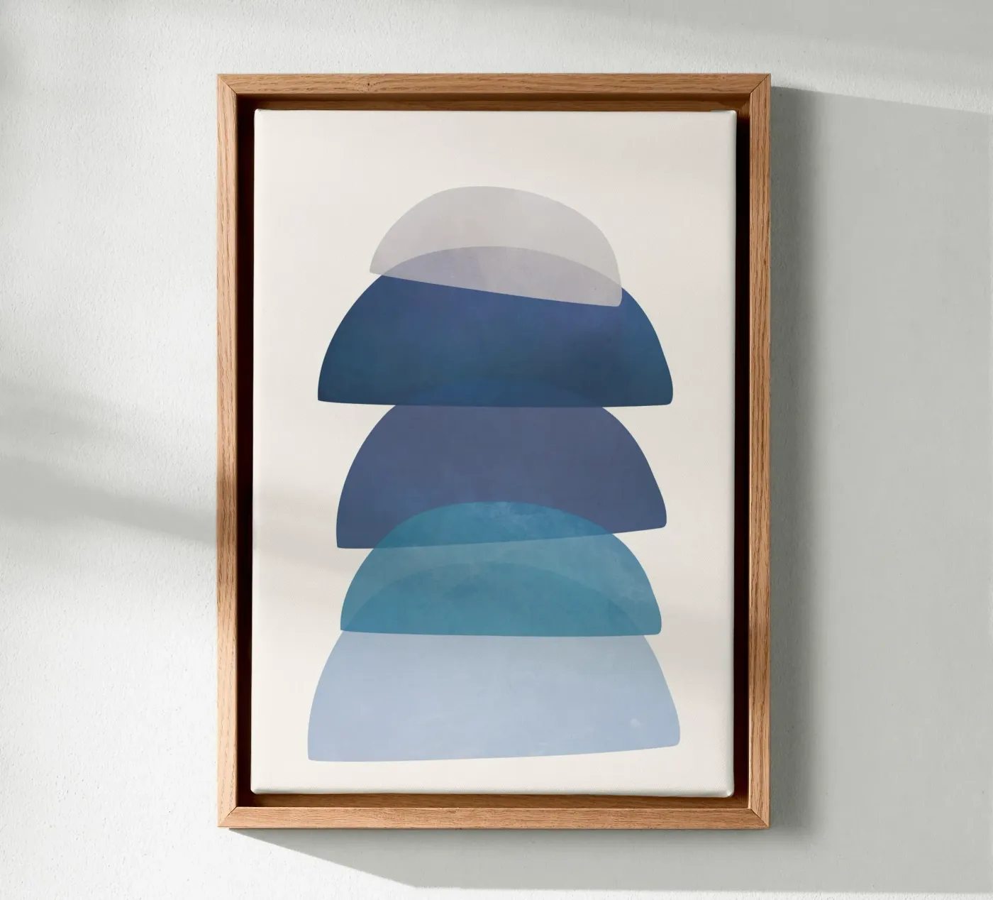 Blue Stack 01 canvas van cityart