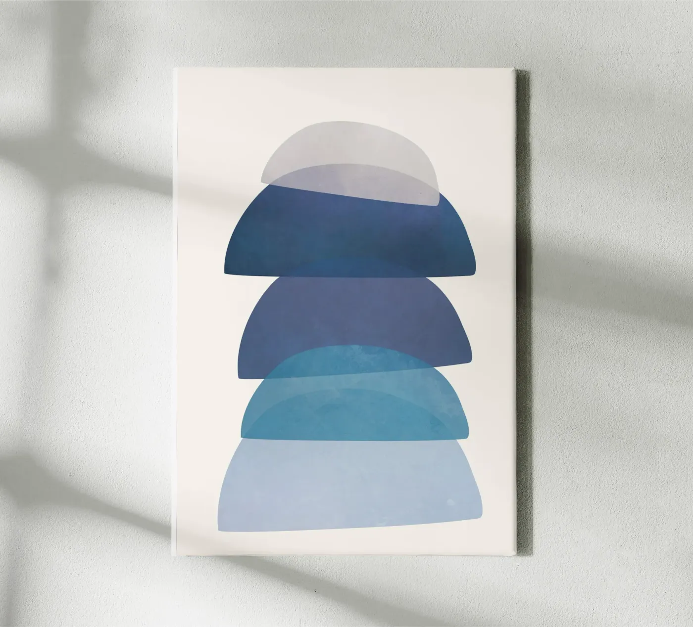 Blue Stack 01 canvas van cityart
