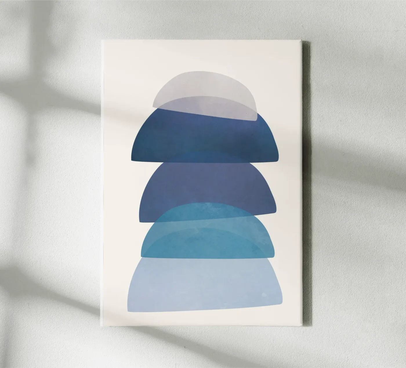 Blue Stack 01 Leinwand von cityart