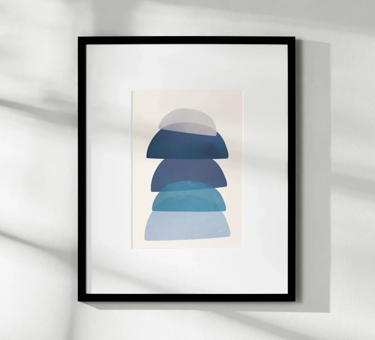 Blue Stack 01 poster by cityart