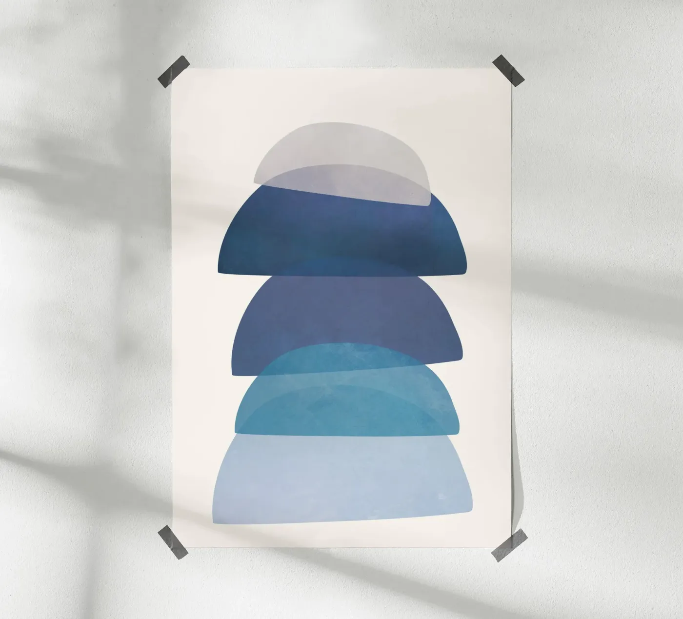 Blue Stack 01 Poster von cityart