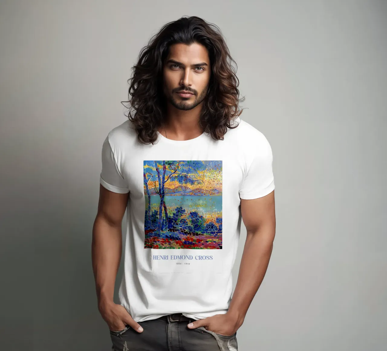 Henri-Edmond Cross Pointillist Provence Kunst T-Shirt von NorwesClub