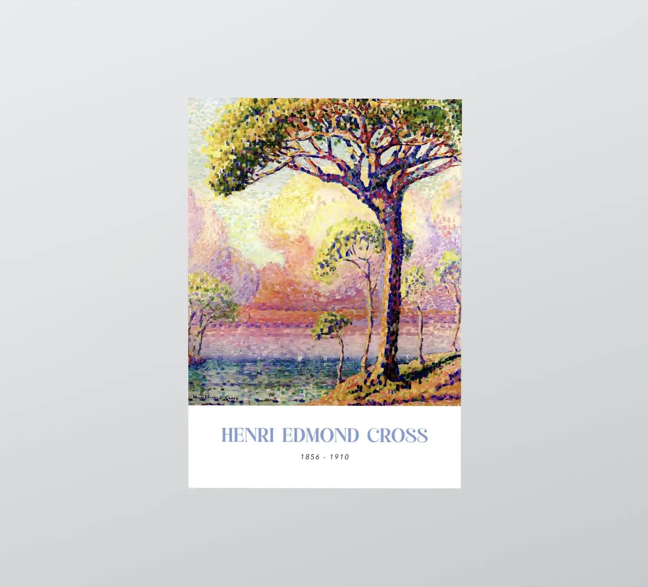 Henri-Edmond Croce Puntinista Arte del pino adesivo da NorwesClub