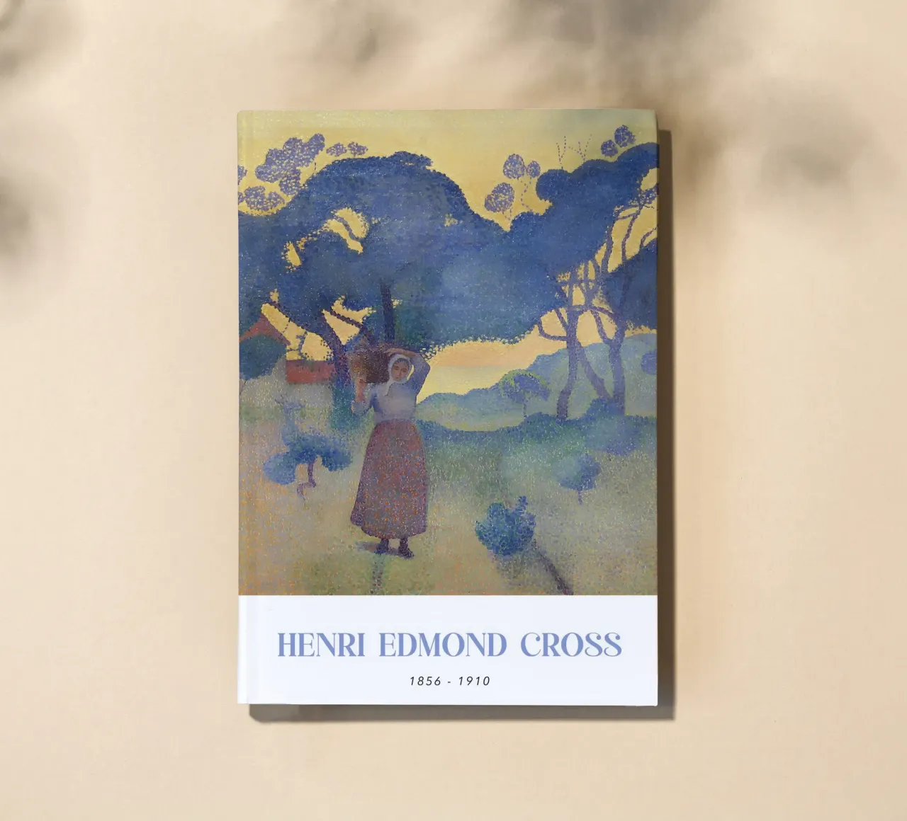 Henri-Edmond Cross Pointillist Figure Landscape Art notebook by NorwesClub