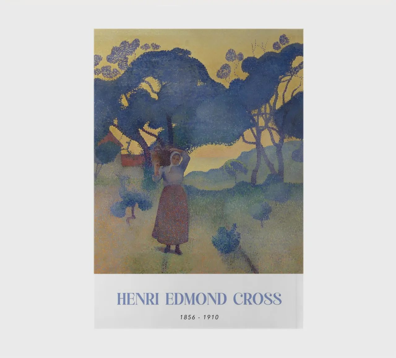 Henri-Edmond Cross Pointillist Figure Landscape Art notebook by NorwesClub