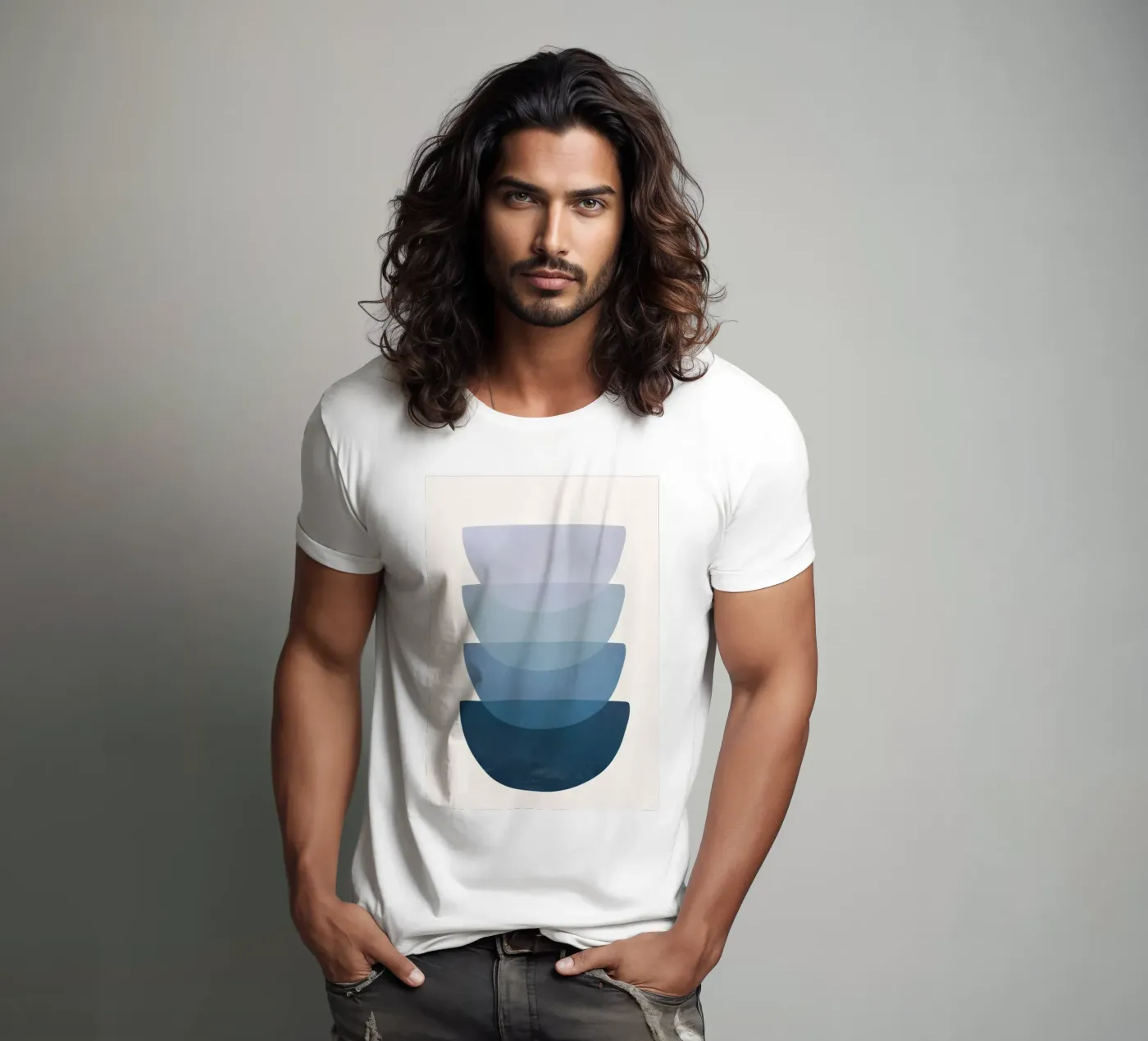 Blue Stack 02 t-shirt da cityart