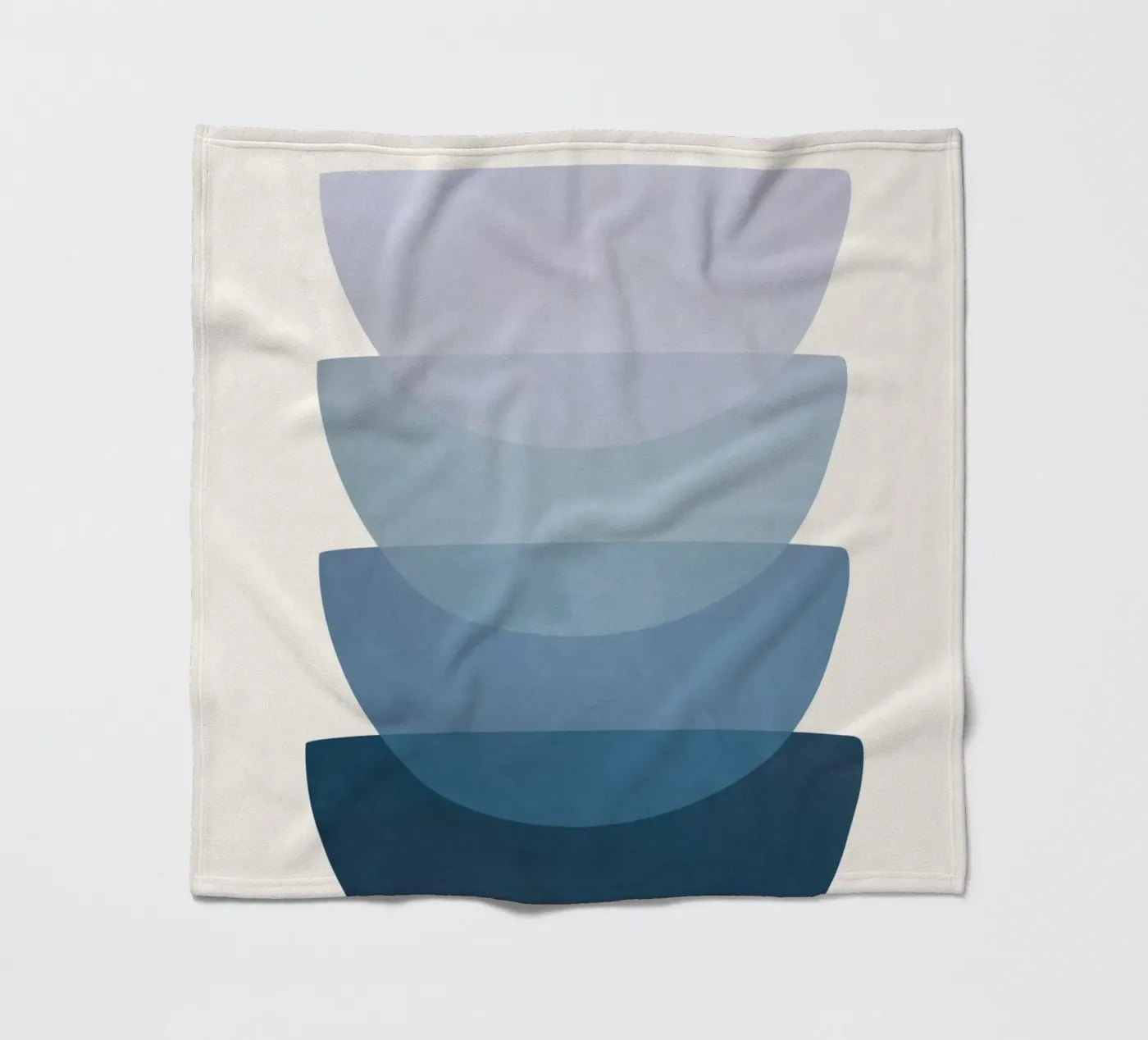 Blue Stack 02 fleecedeken van cityart