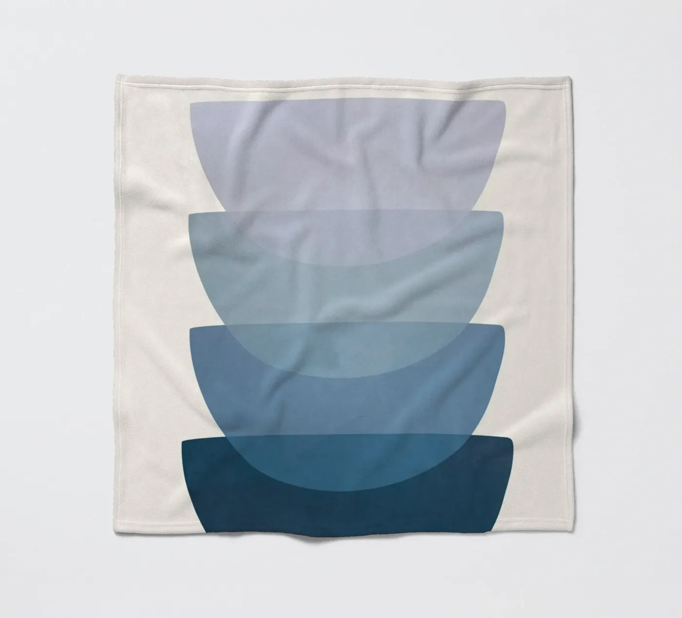 Blue Stack 02 Fleecedecke von cityart