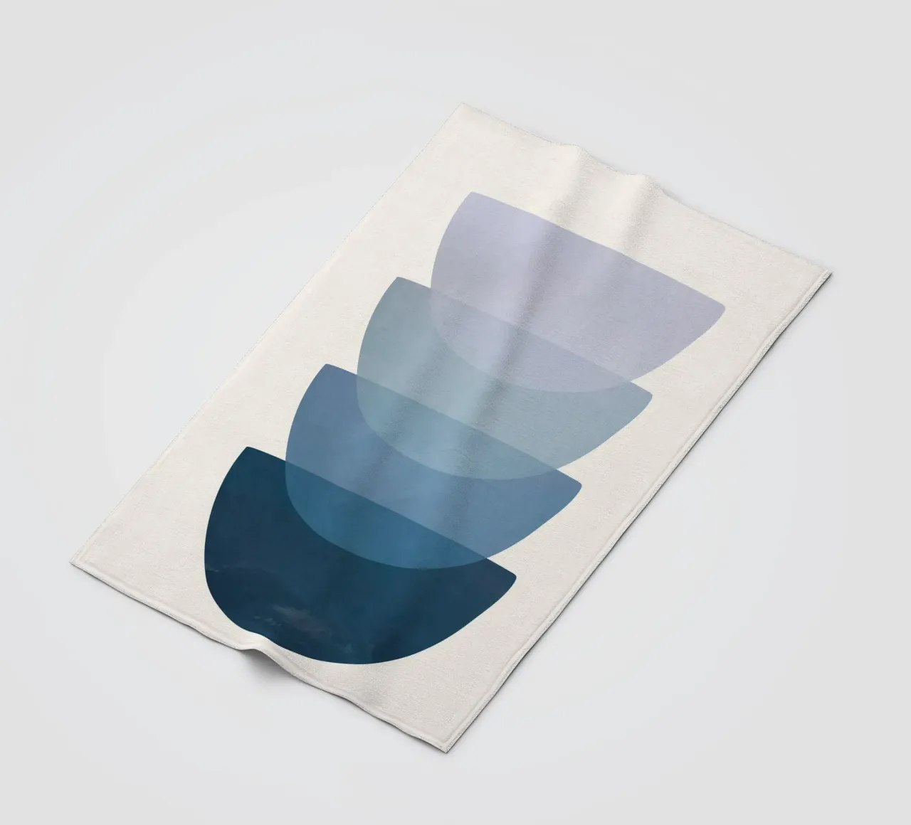 Blue Stack 02 coperta in pile da cityart