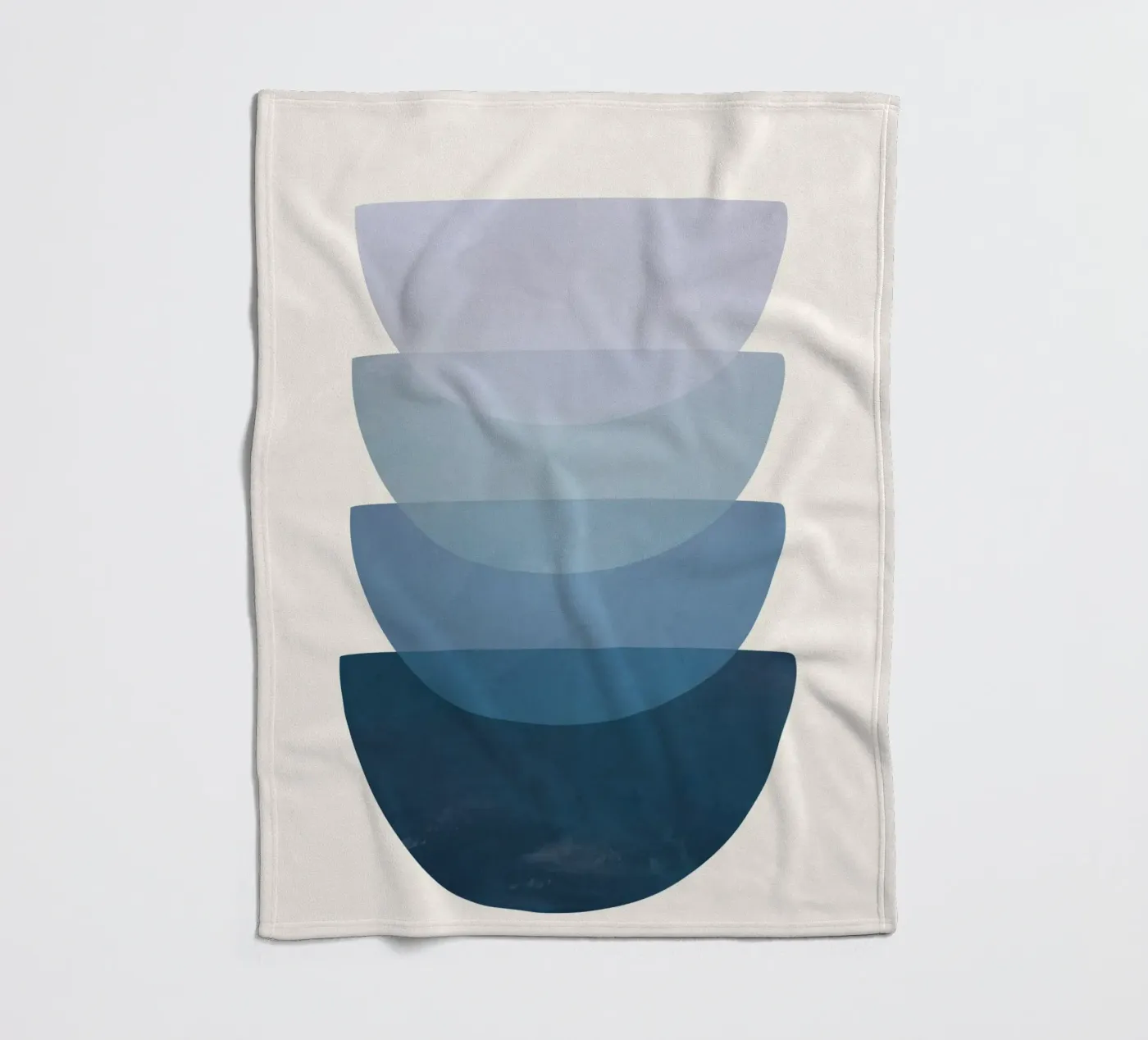 Blue Stack 02 coperta in pile da cityart