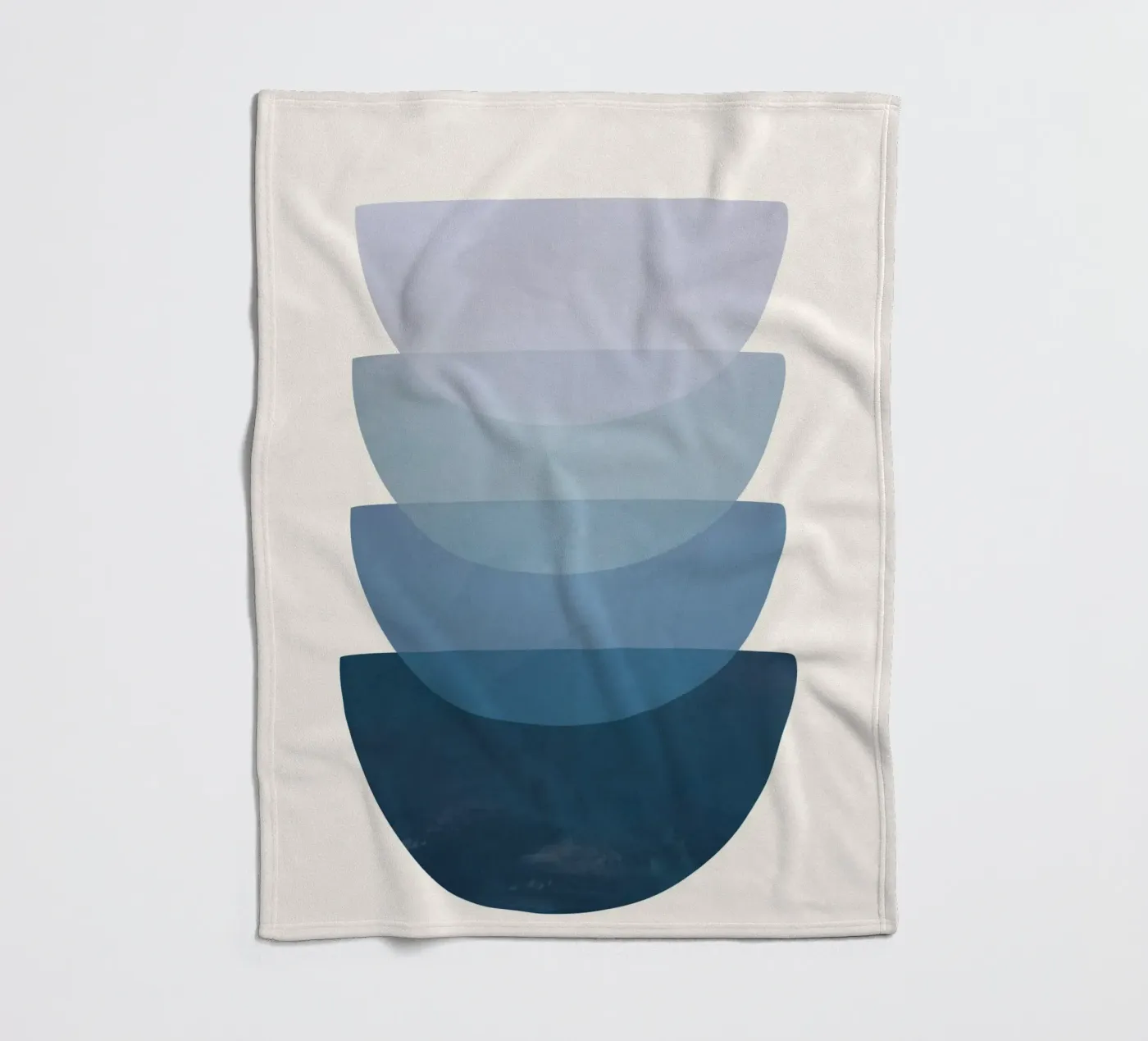 Blue Stack 02 Fleecedecke von cityart