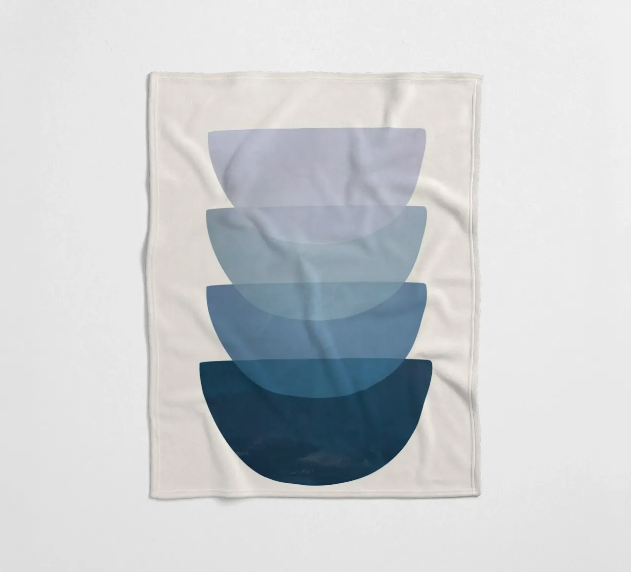 Blue Stack 02 coperta in pile da cityart
