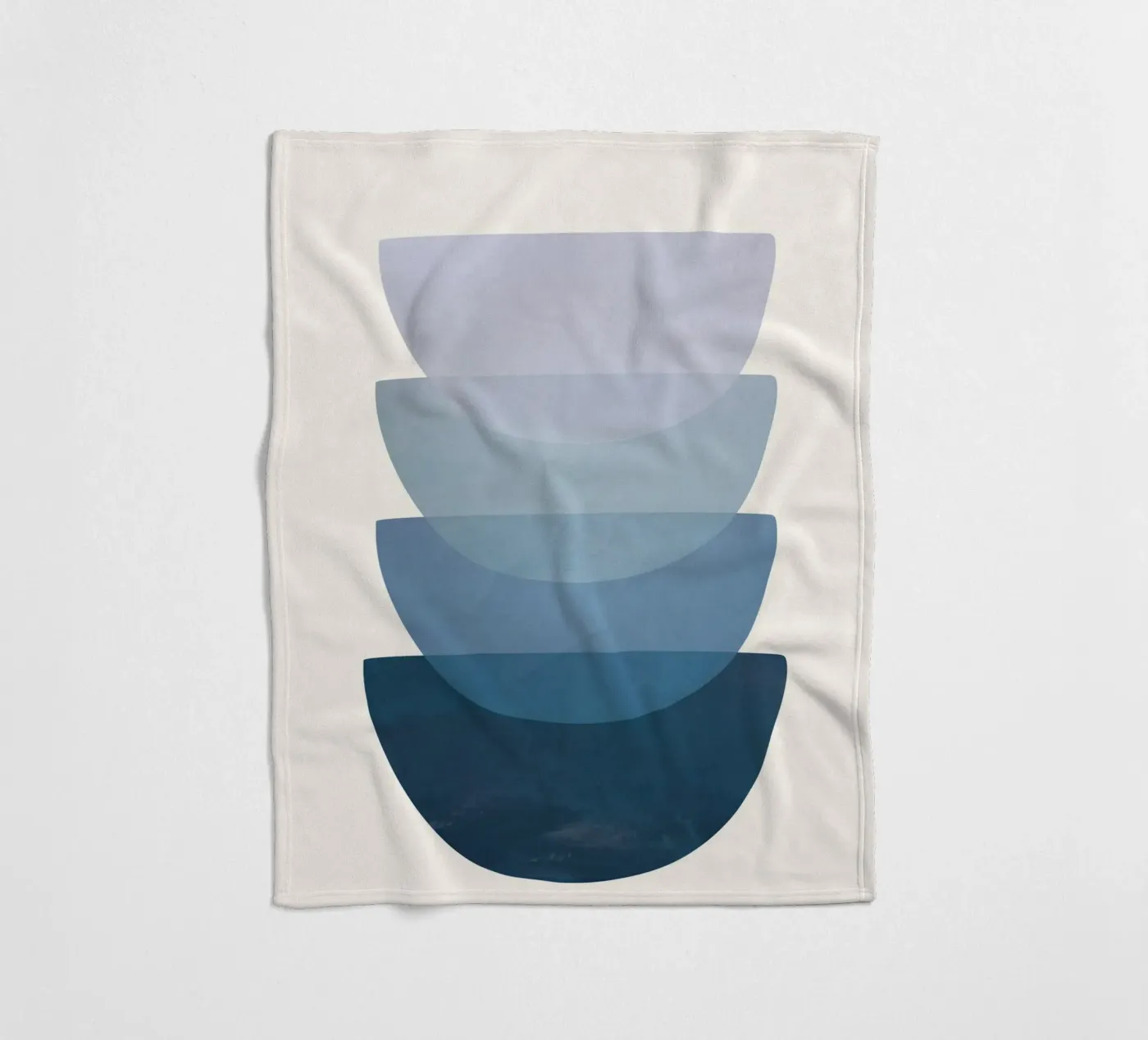 Blue Stack 02 Fleecedecke von cityart