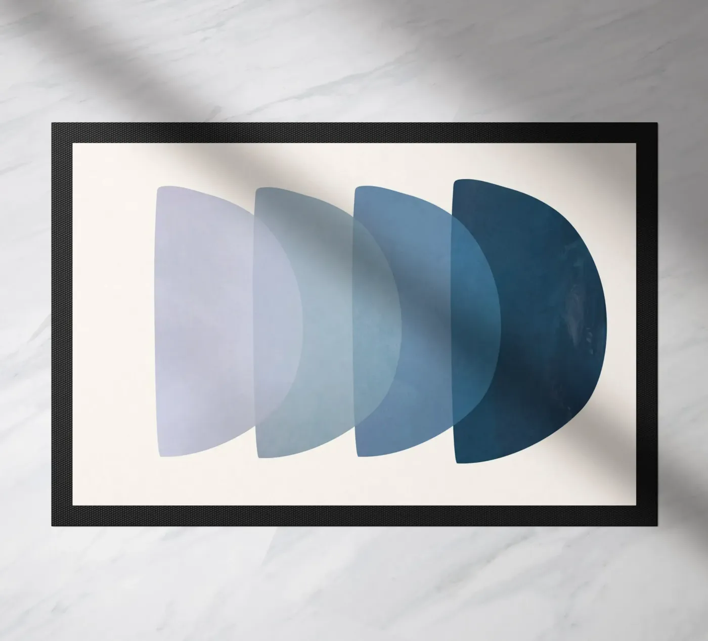 Blue Stack 02 deurmat van cityart