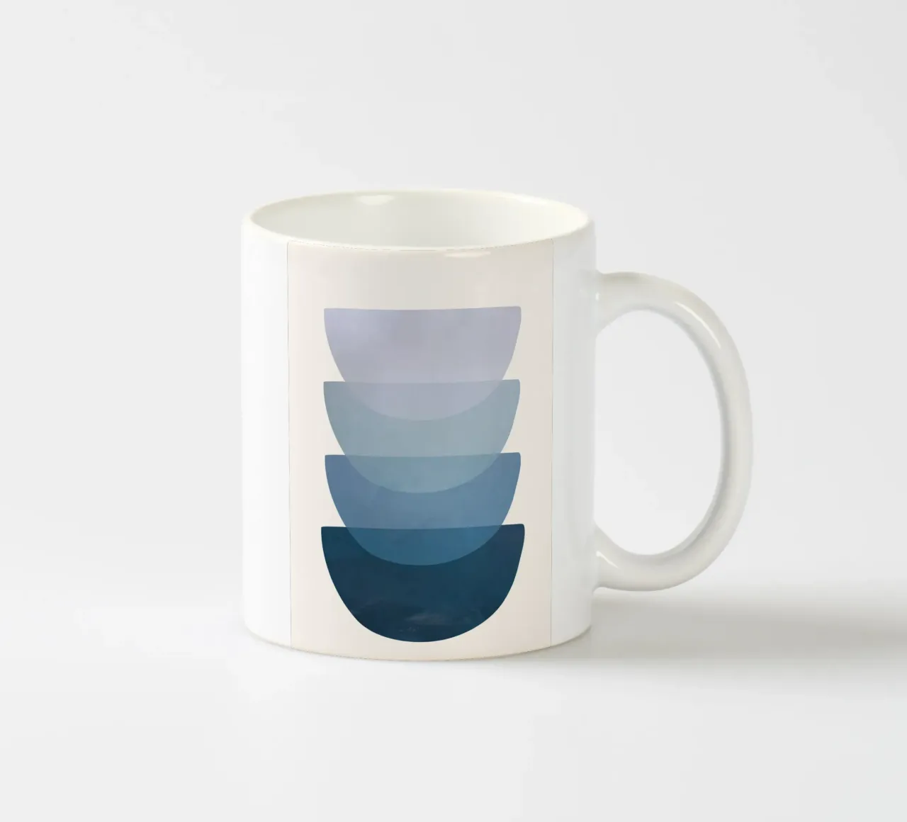 Blue Stack 02 tazza in ceramica da cityart