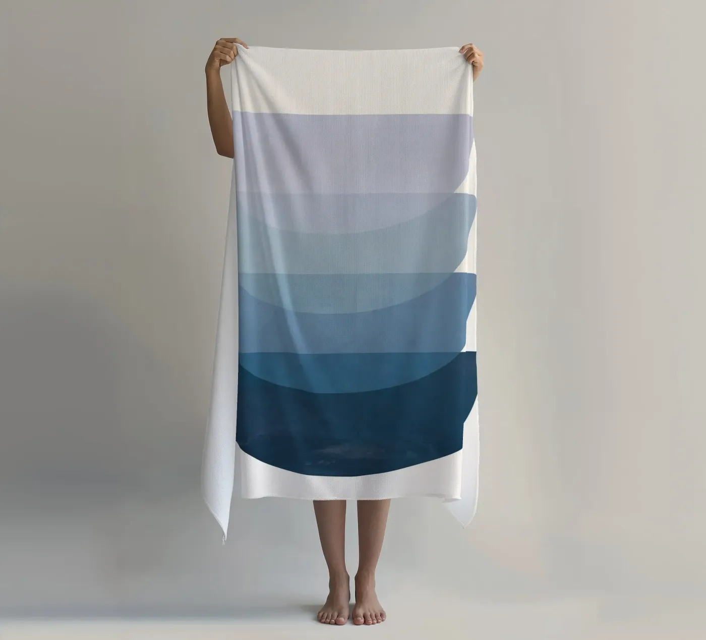 Blue Stack 02 Strandtuch von cityart