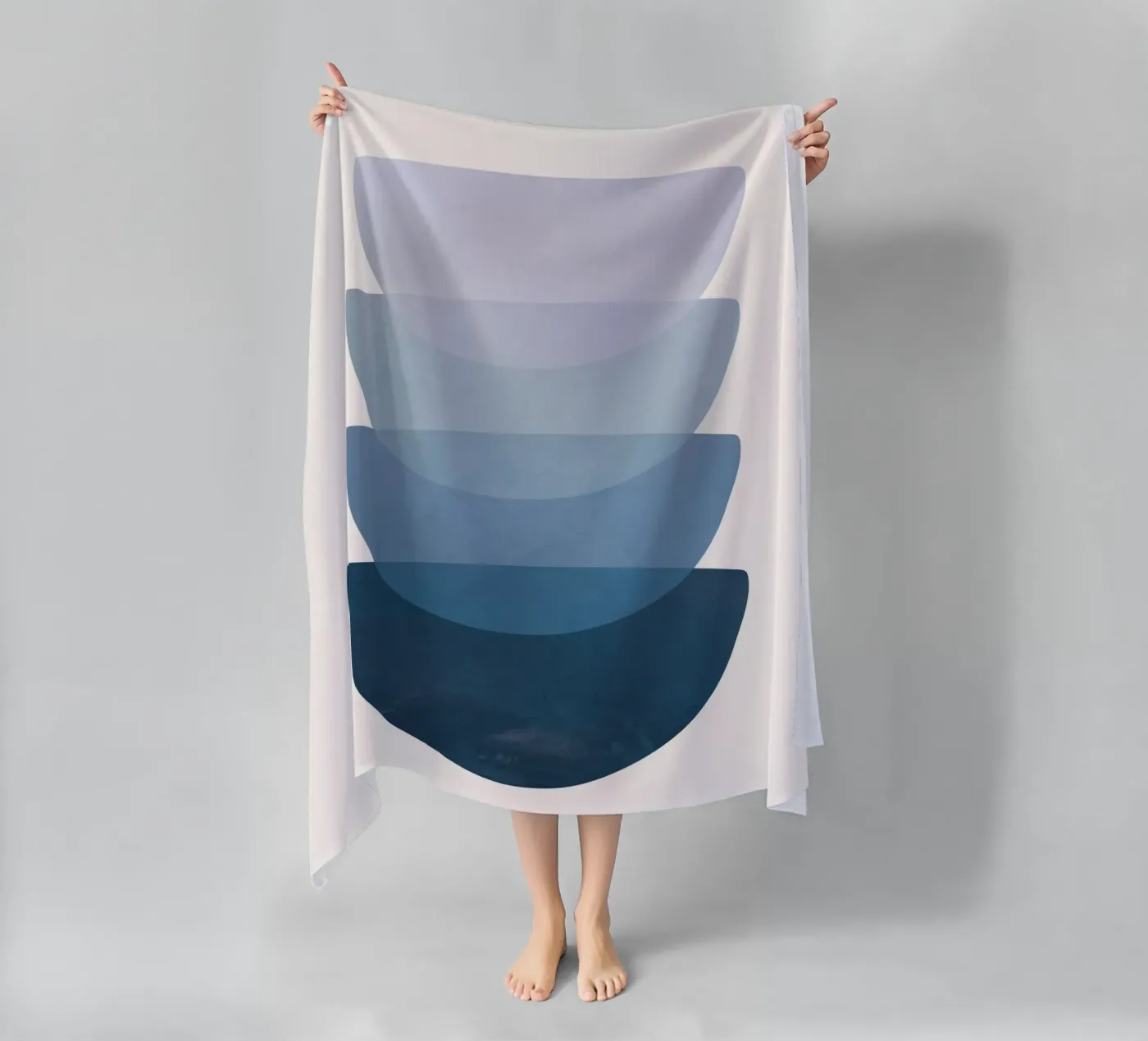 Blue Stack 02 beach towel by cityart