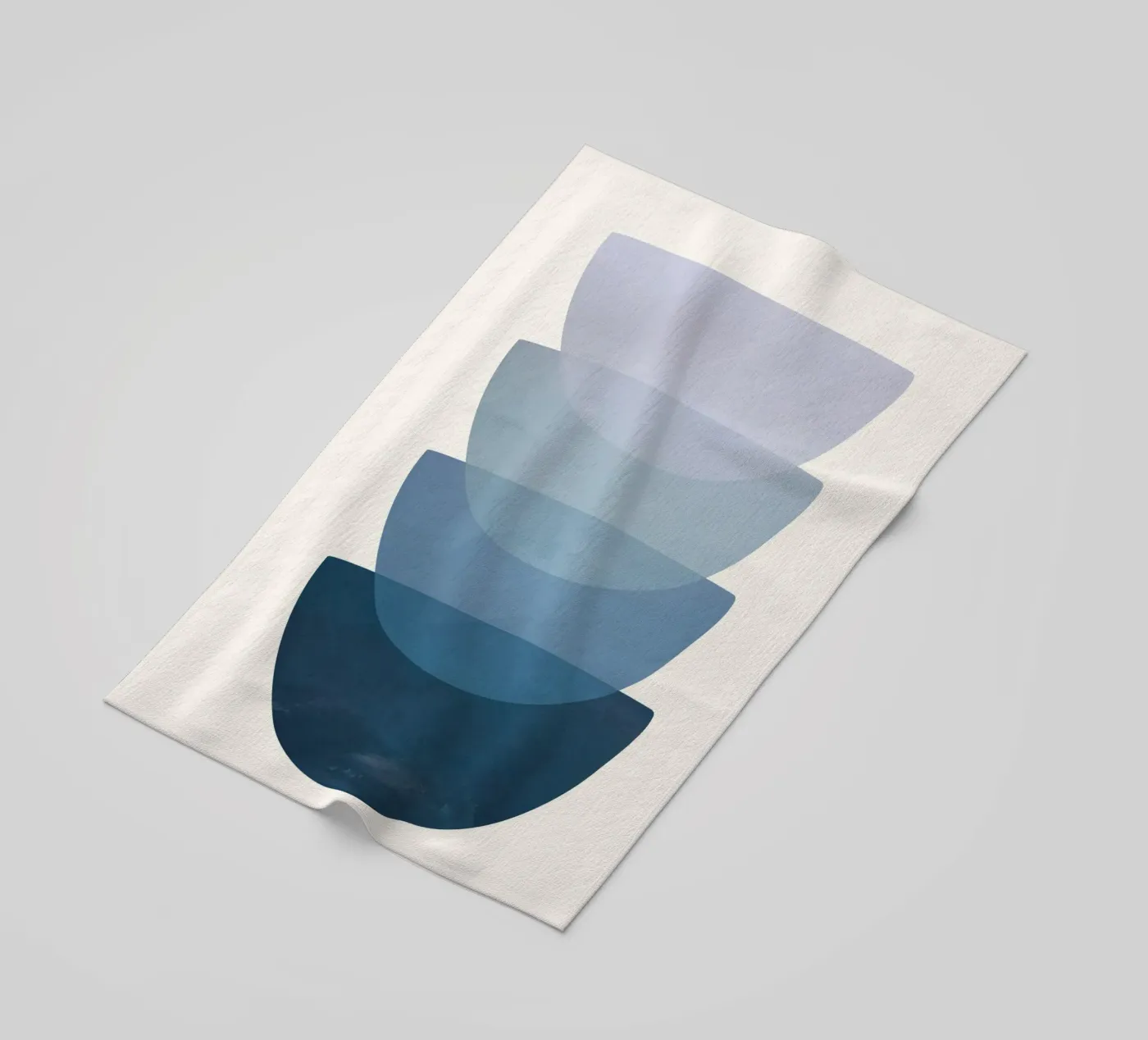 Blue Stack 02 Strandtuch von cityart