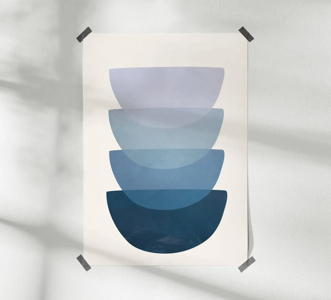 Blue Stack 02 Poster von cityart