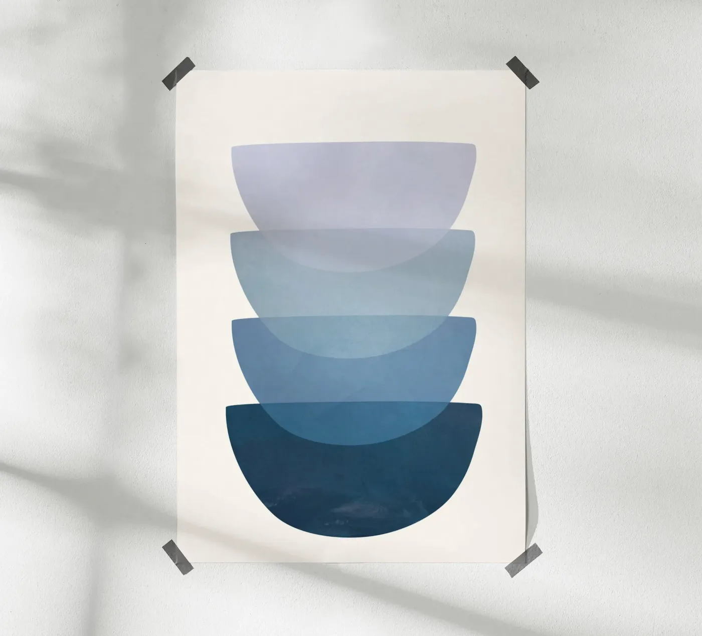 Blue Stack 02 poster da cityart