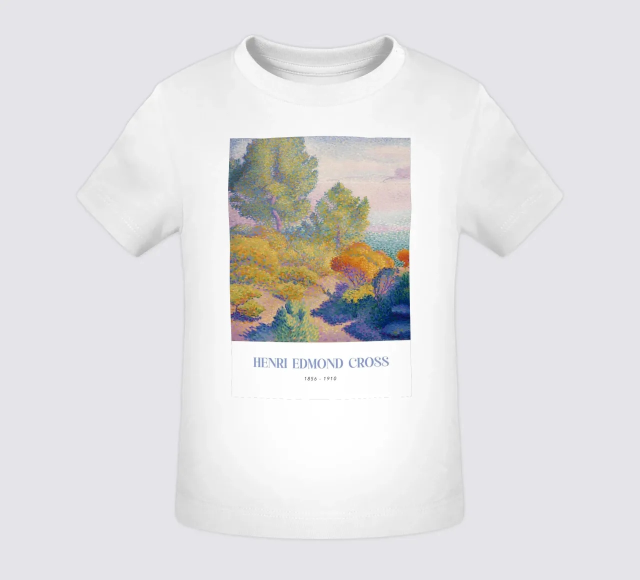 Henri-Edmond Cross Pointillist Paesaggio di alberi maglietta neonato da NorwesClub