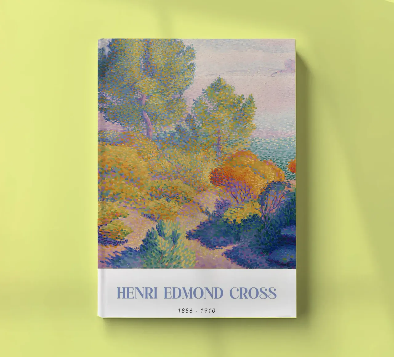 Henri-Edmond Cross Pointillist Landscape Trees notebook by NorwesClub