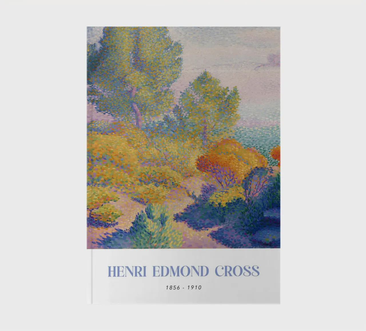 Henri-Edmond Cross Pointillist Landscape Trees notebook by NorwesClub