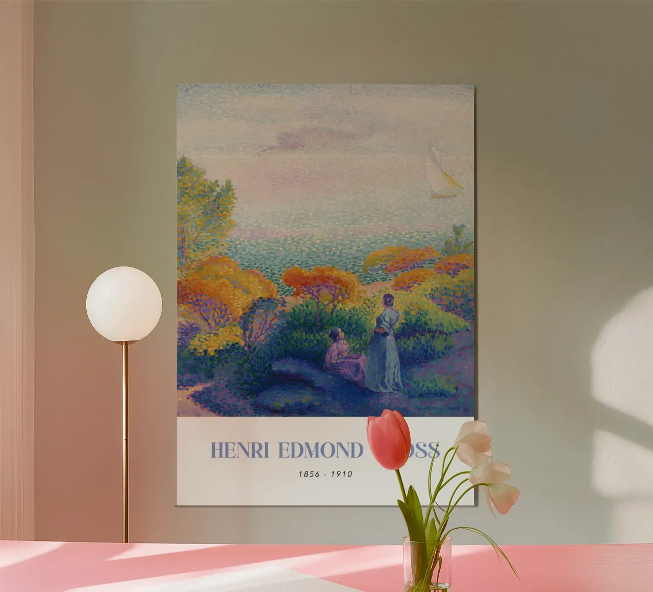 Henri-Edmond Cross Pointillist Figures Shore Art hahnemühle by NorwesClub