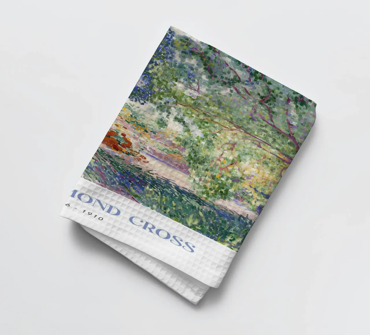 Henri-Edmond Cross Pointillist Giardino Paesaggio canovaccio da cucina da NorwesClub
