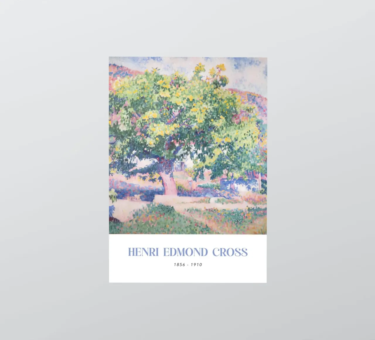 Henri-Edmond Cross Pointillist Tree Landscape sticker by NorwesClub