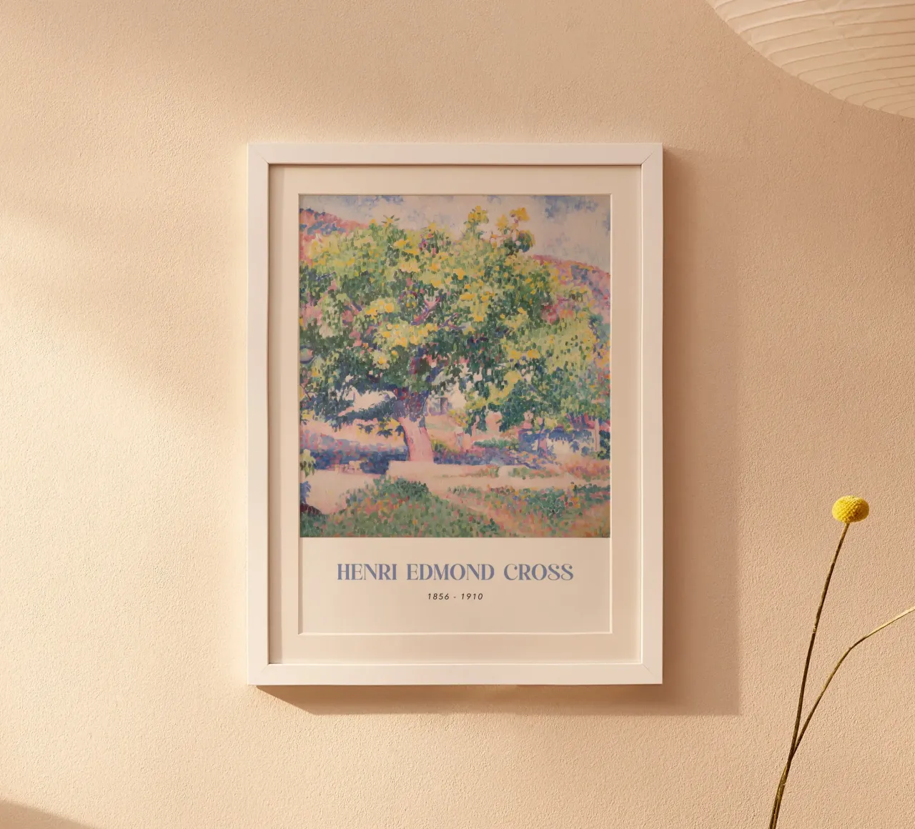 Henri-Edmond Cross Pointillist Tree Landscape hahnemühle by NorwesClub