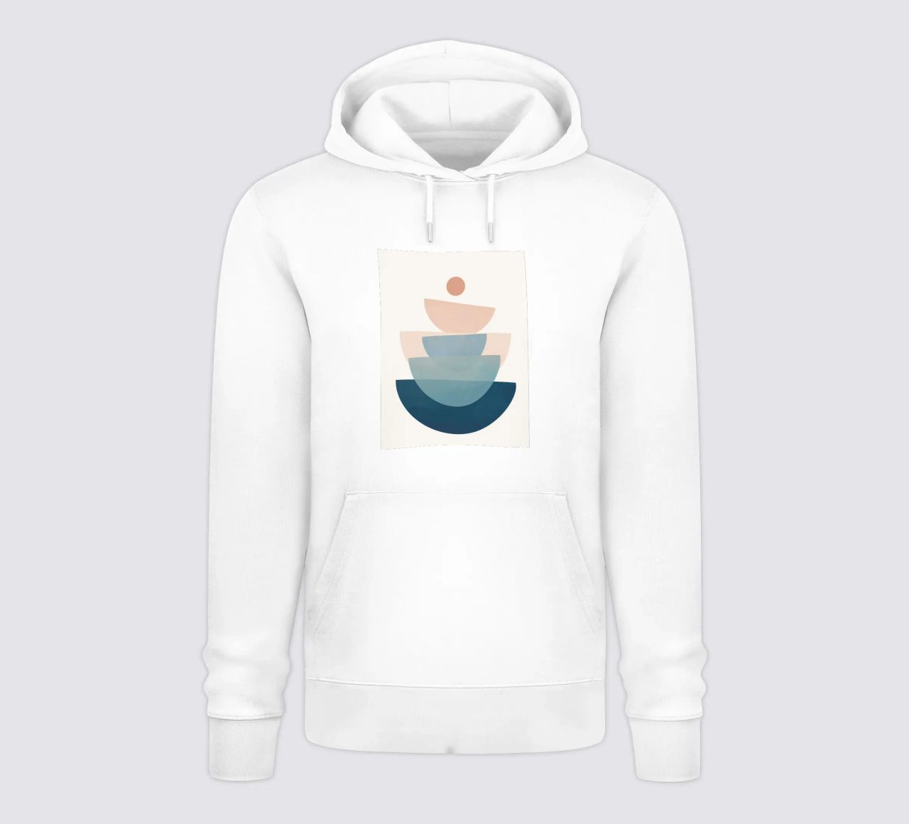 Abstract Minimal Shapes 30 felpa con cappuccio da cityart