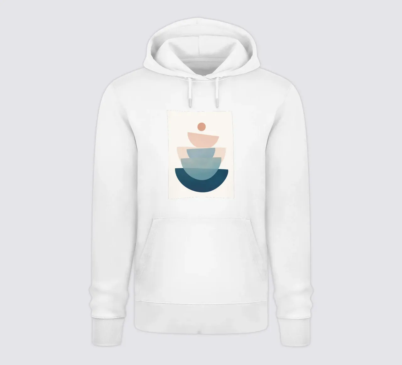 Abstract Minimal Shapes 30 felpa con cappuccio da cityart