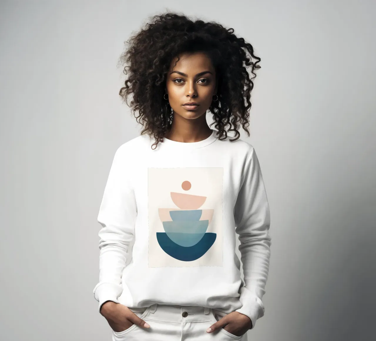 Abstract Minimal Shapes 30 Sweatshirt von cityart