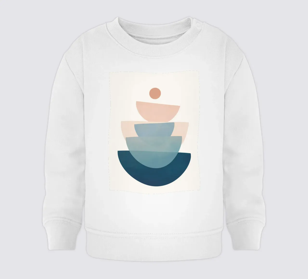 Abstract Minimal Shapes 30 baby sweatshirt by cityart