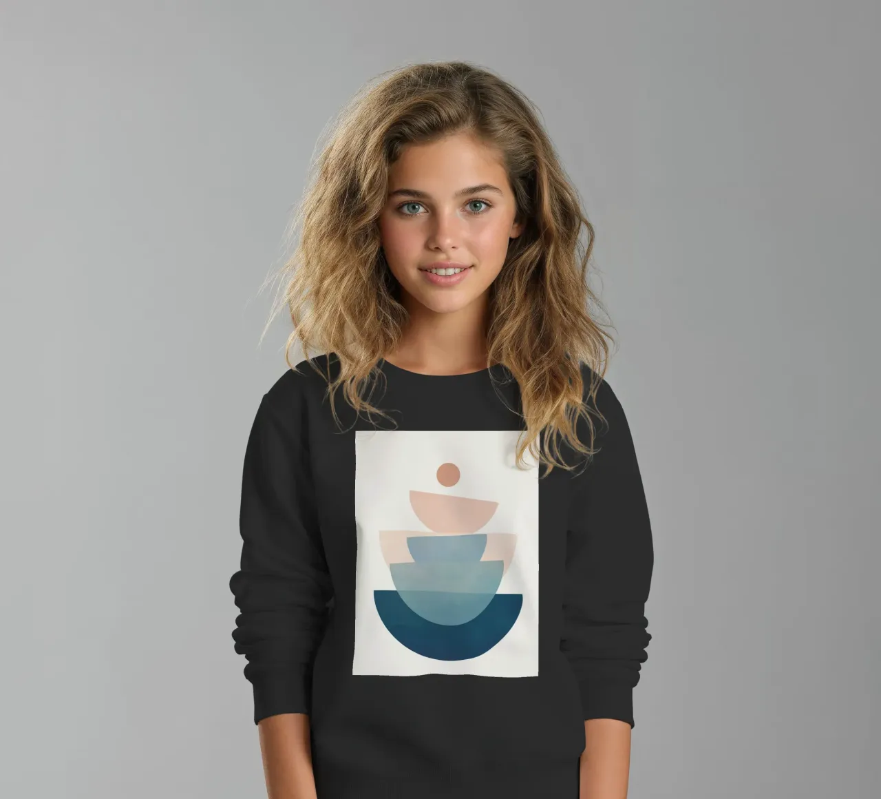 Abstract Minimal Shapes 30 felpa bambino da cityart