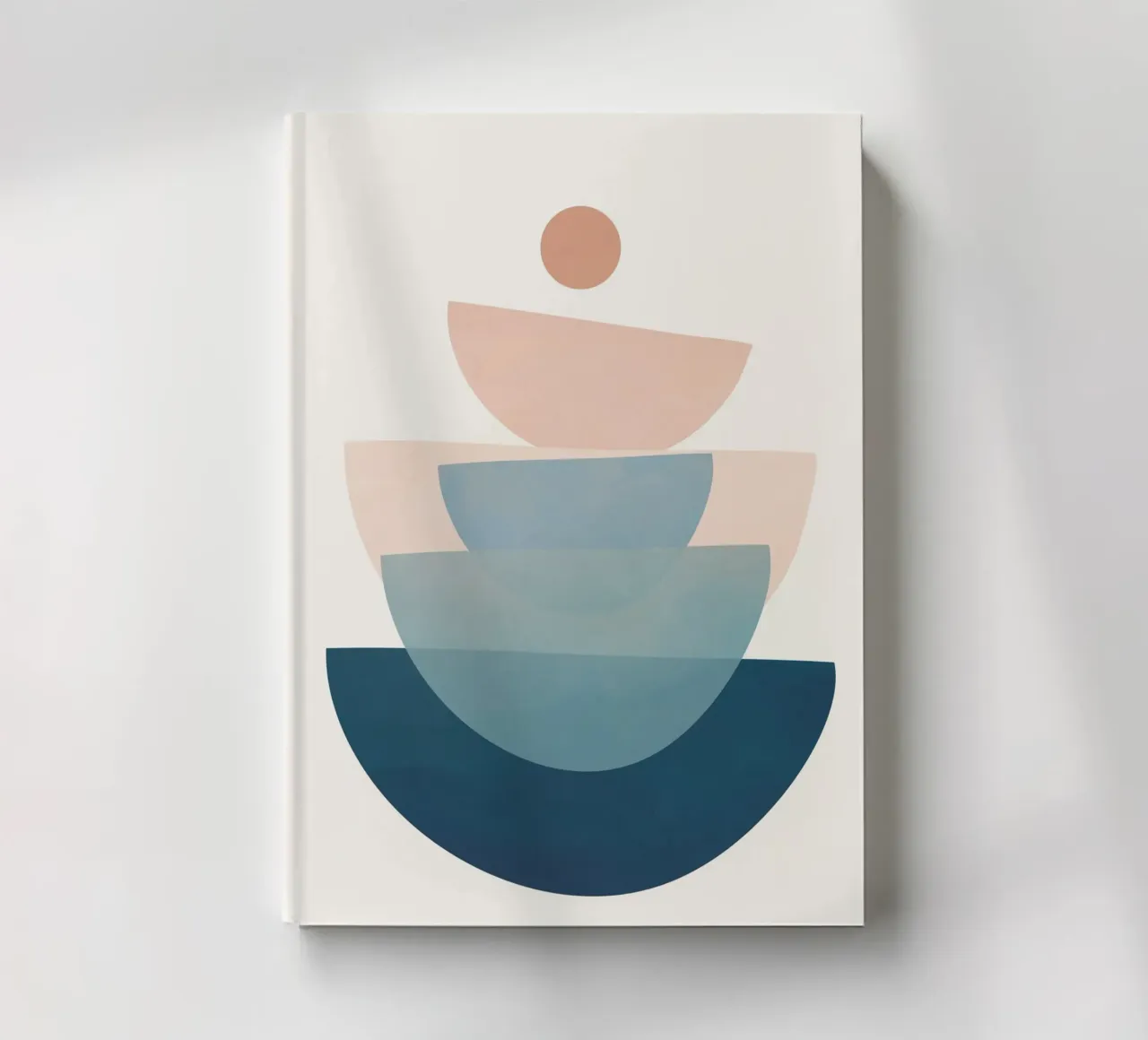 Abstract Minimal Shapes 30 Notizbuch von cityart