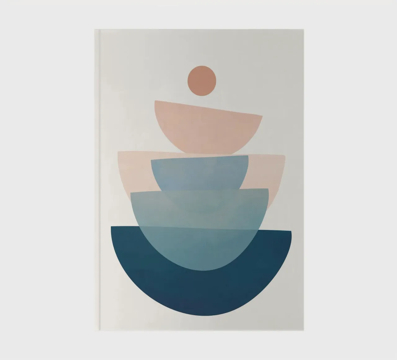 Abstract Minimal Shapes 30 Notizbuch von cityart