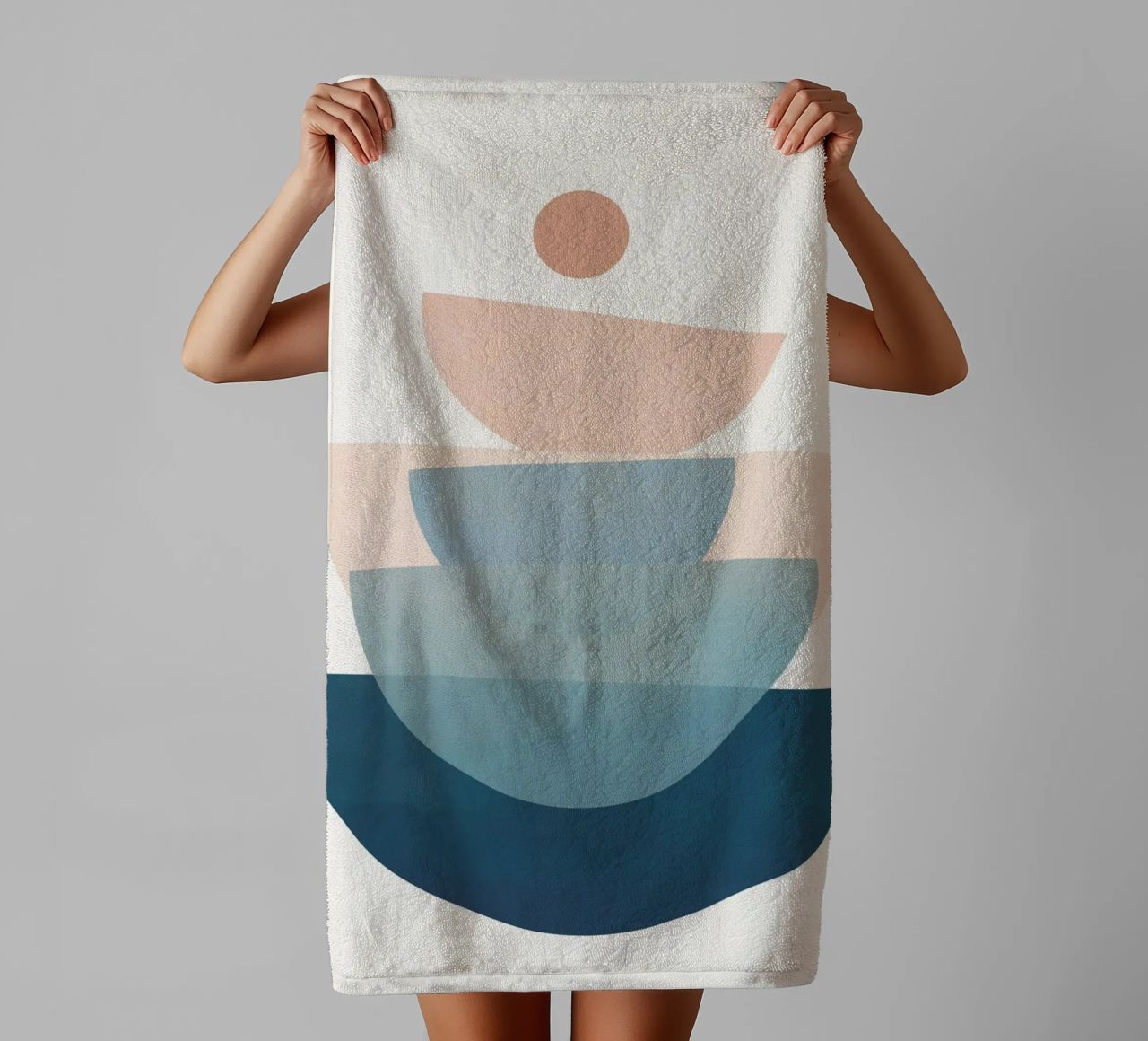 Abstract Minimal Shapes 30 serviette de bain de cityart