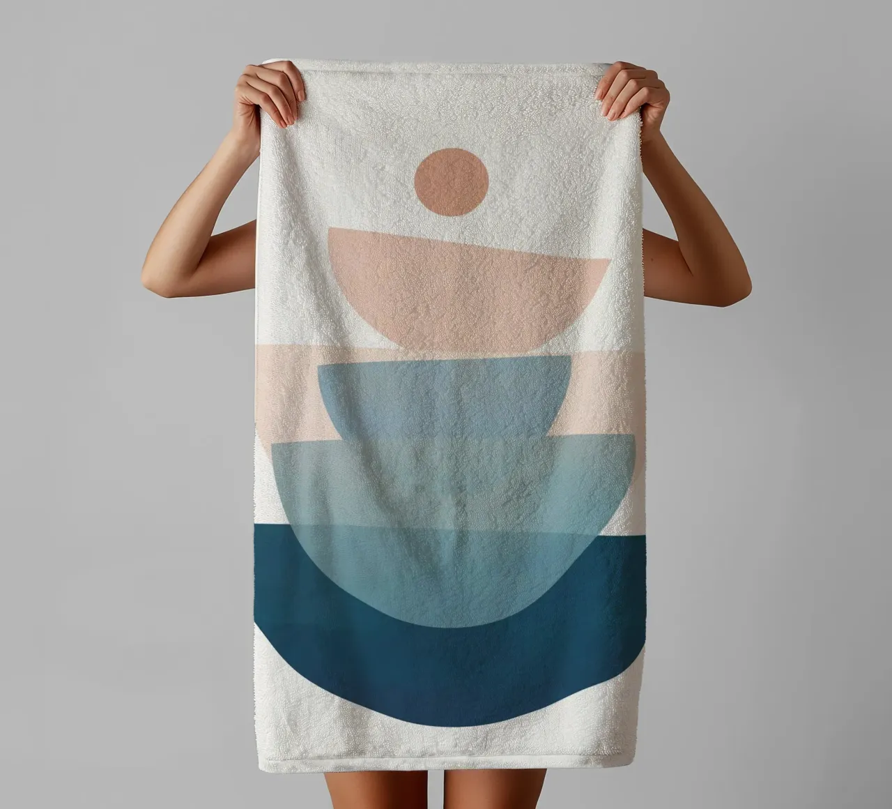 Abstract Minimal Shapes 30 Handtuch von cityart