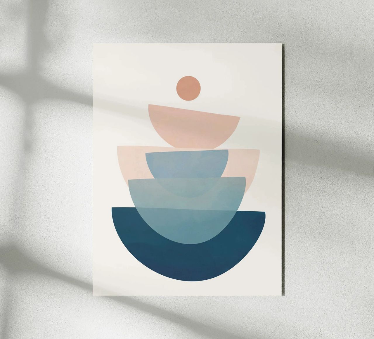 Abstract Minimal Shapes 30 alluminio dibond da cityart