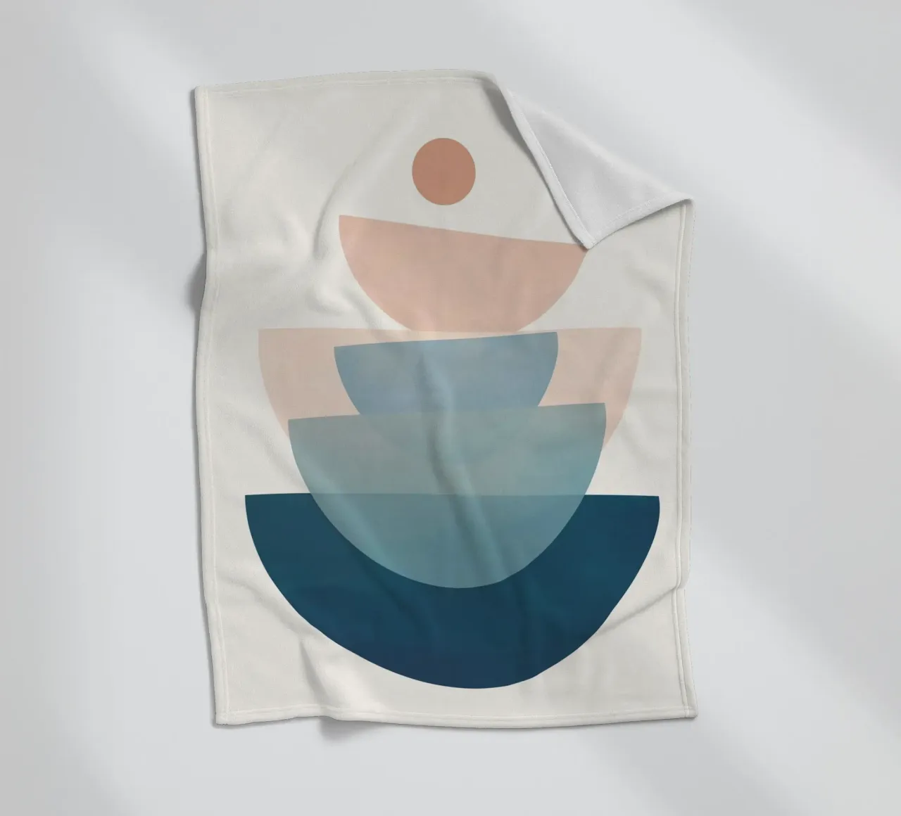 Abstract Minimal Shapes 30 manta de franela de cityart