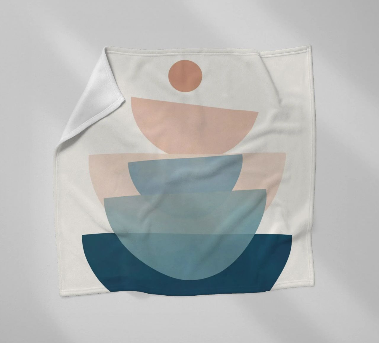 Abstract Minimal Shapes 30 coperta in pile da cityart