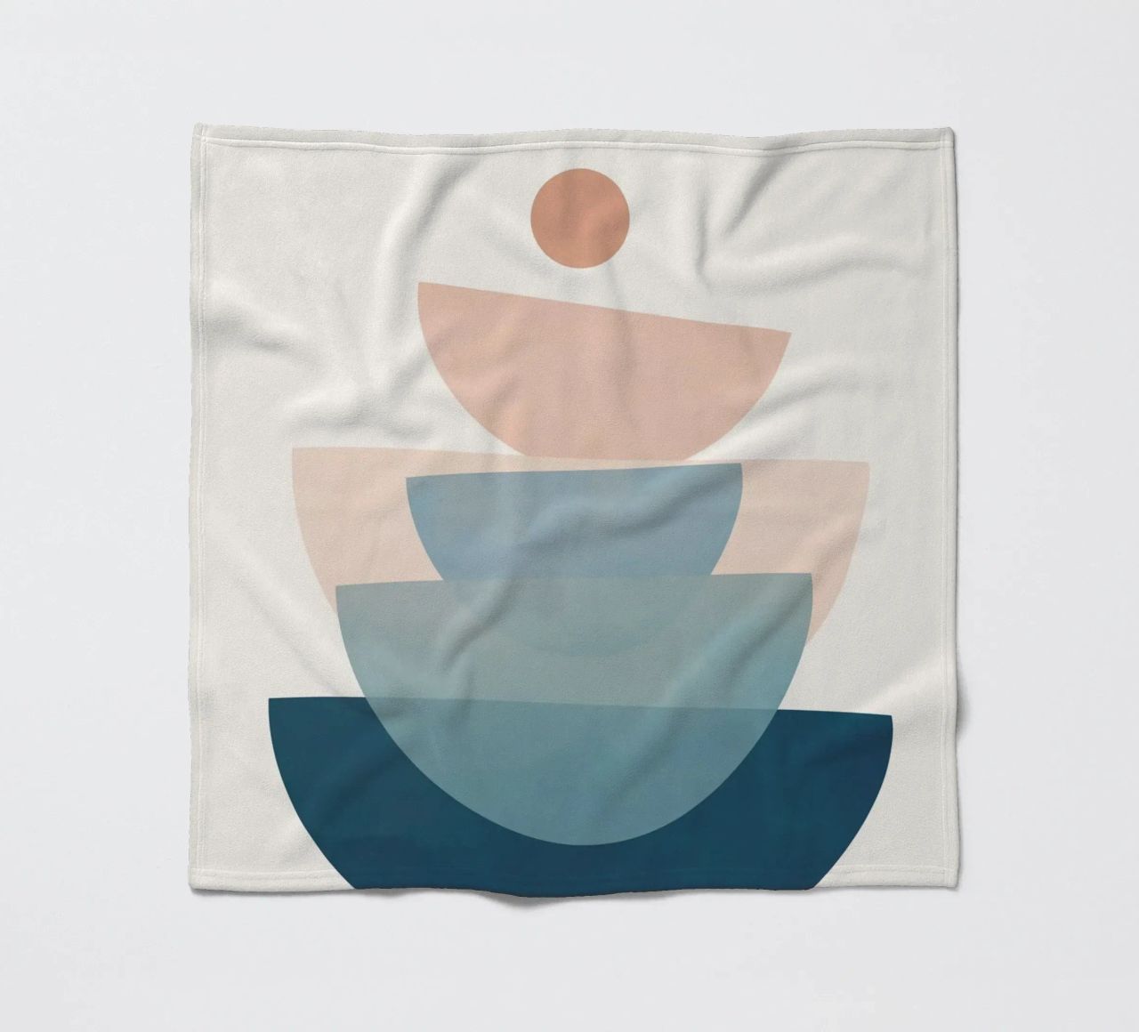 Abstract Minimal Shapes 30 coperta in pile da cityart
