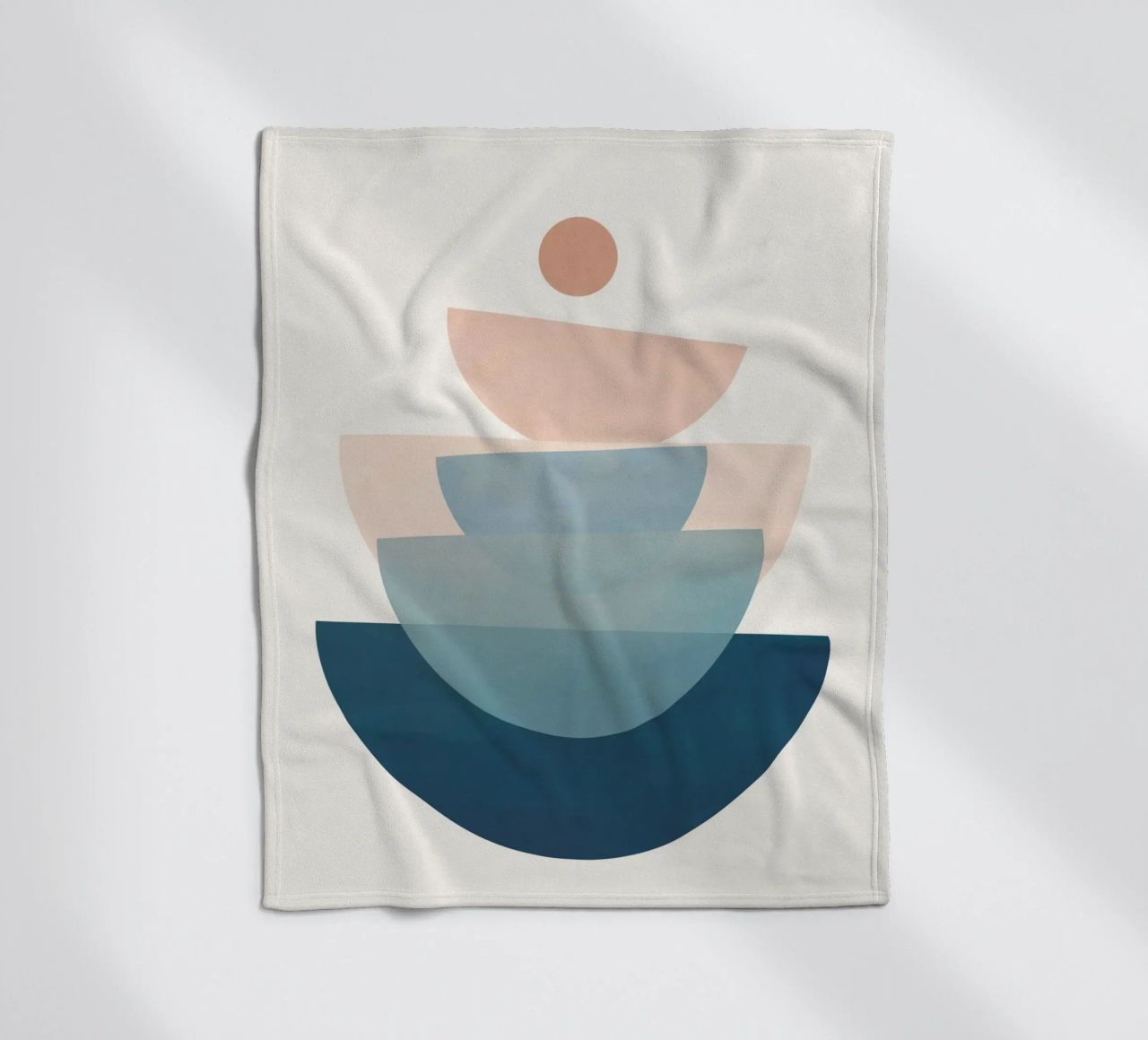 Abstract Minimal Shapes 30 coperta in pile da cityart