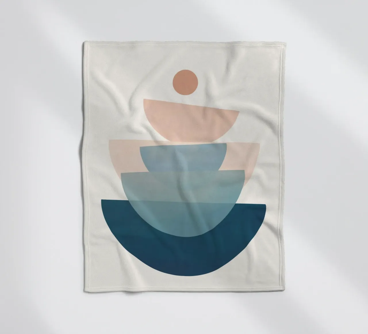 Abstract Minimal Shapes 30 manta de franela de cityart
