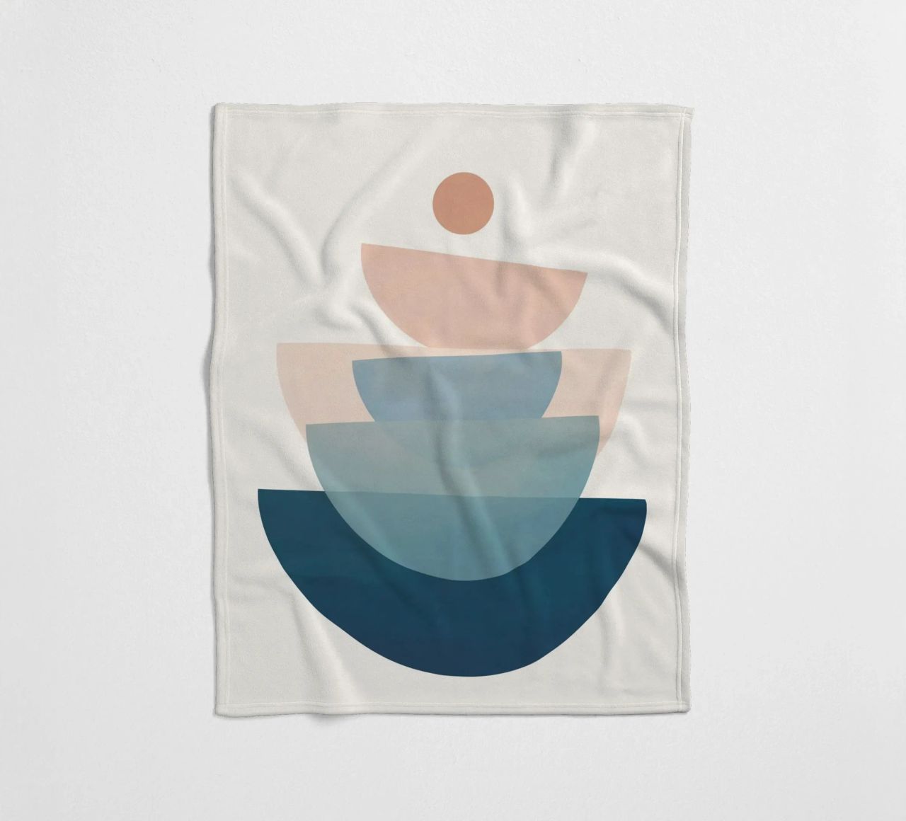 Abstract Minimal Shapes 30 coperta in pile da cityart